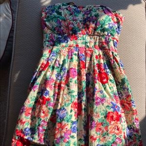 Strapless dress size small